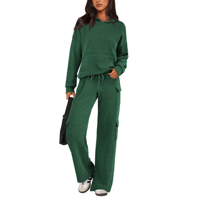 Women's Fashion Cozy Knit Lounge Set