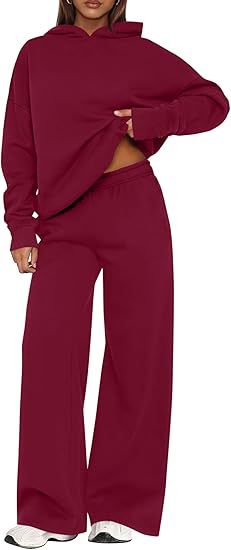 PrettyGarden Womens Sweatsuits 2Jumpstart SalePiece Set Casual Winter Long Sleeve HoodieLoose Wide Leg Sweatpants Fall Tracksuit