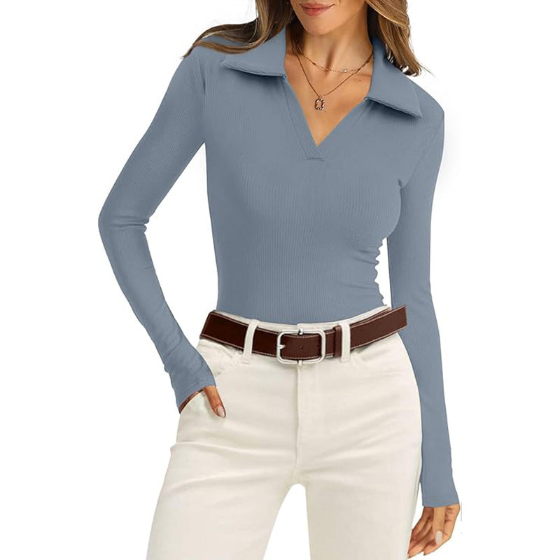 Arach&Cloz Women's Wool Blend Polo Shirts Fall SweatersBusiness Casual Outfits 2026