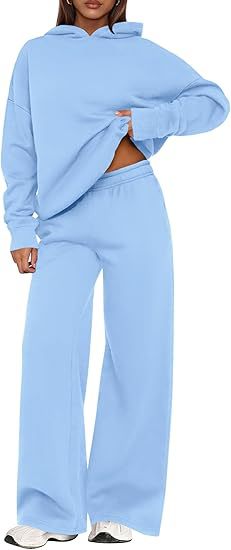 PrettyGarden Womens Sweatsuits 2Jumpstart SalePiece Set Casual Winter Long Sleeve HoodieLoose Wide Leg Sweatpants Fall Tracksuit