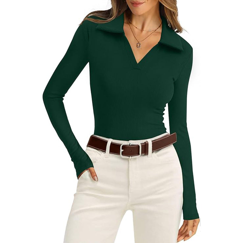 Arach&Cloz Women's Wool Blend Polo Shirts Fall SweatersBusiness Casual Outfits 2026