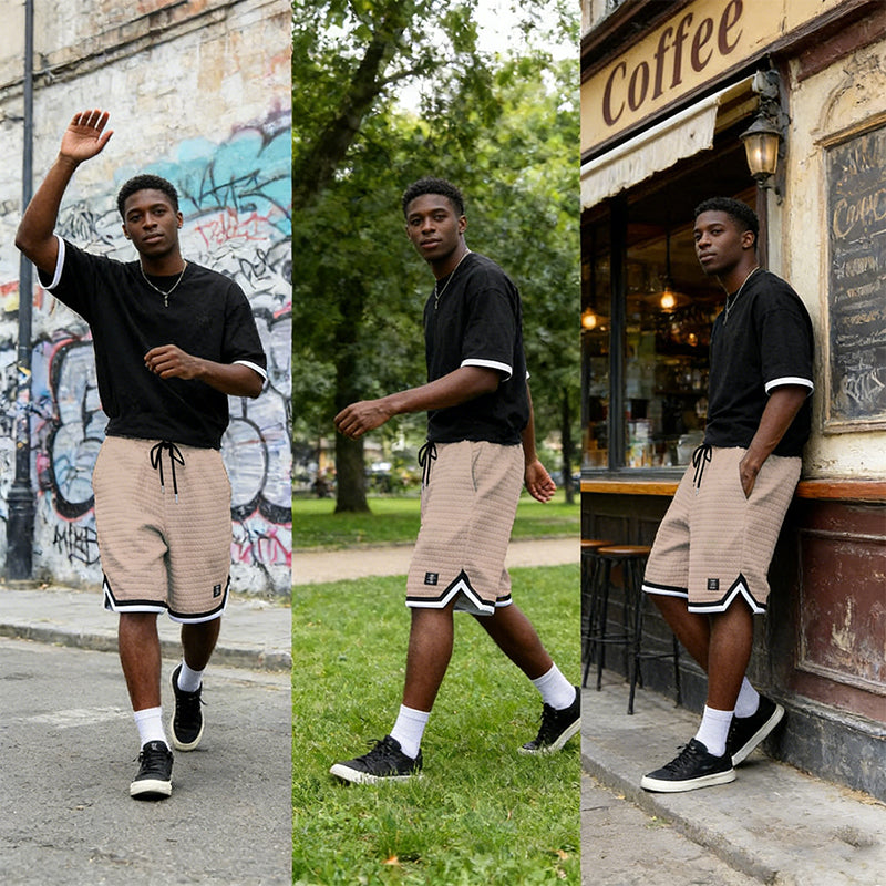 💐50% OFF ! Drawstring Sport Shorts – High-Waist & Ultimate Comfort 🏃⚡【Special Price】